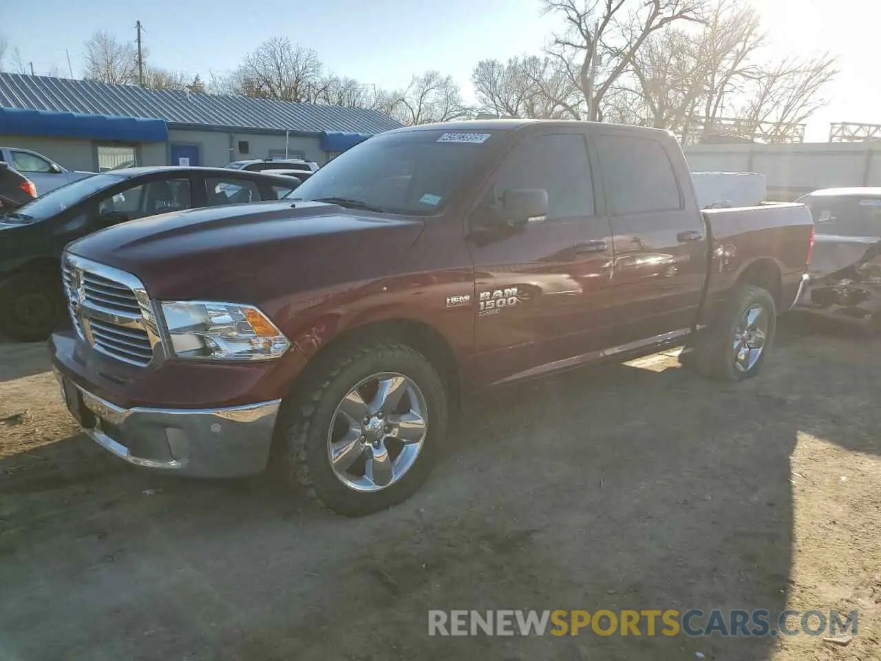 1 Photograph of a damaged car 1C6RR6LT0KS622313 RAM 1500 2019