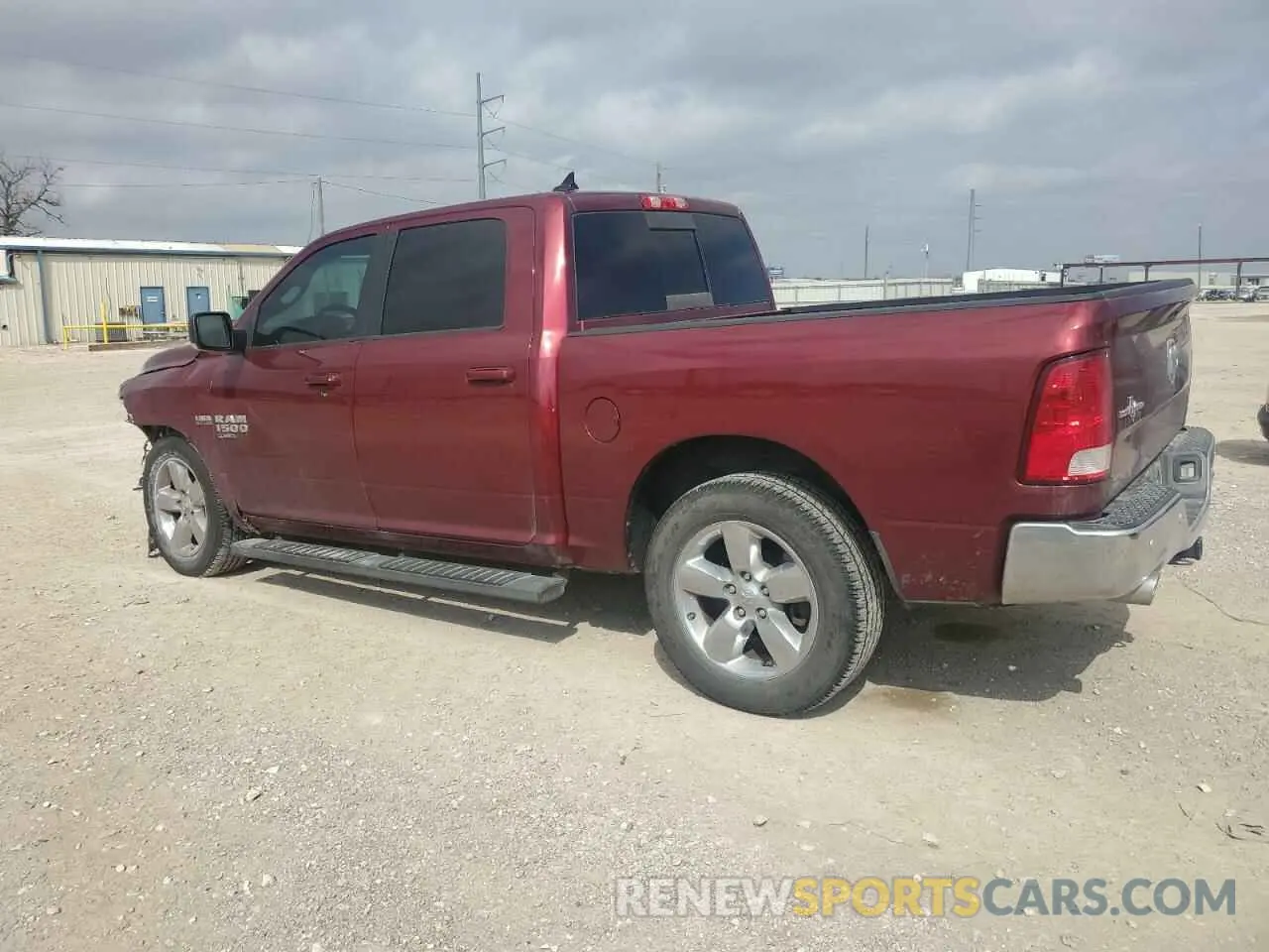 2 Photograph of a damaged car 1C6RR6LT2KS573700 RAM 1500 2019