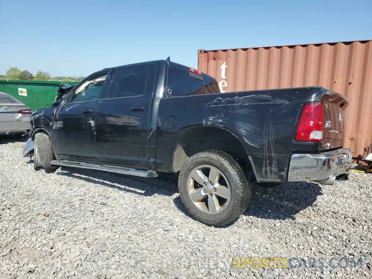 2 Photograph of a damaged car 1C6RR6LT3KS573477 RAM 1500 2019