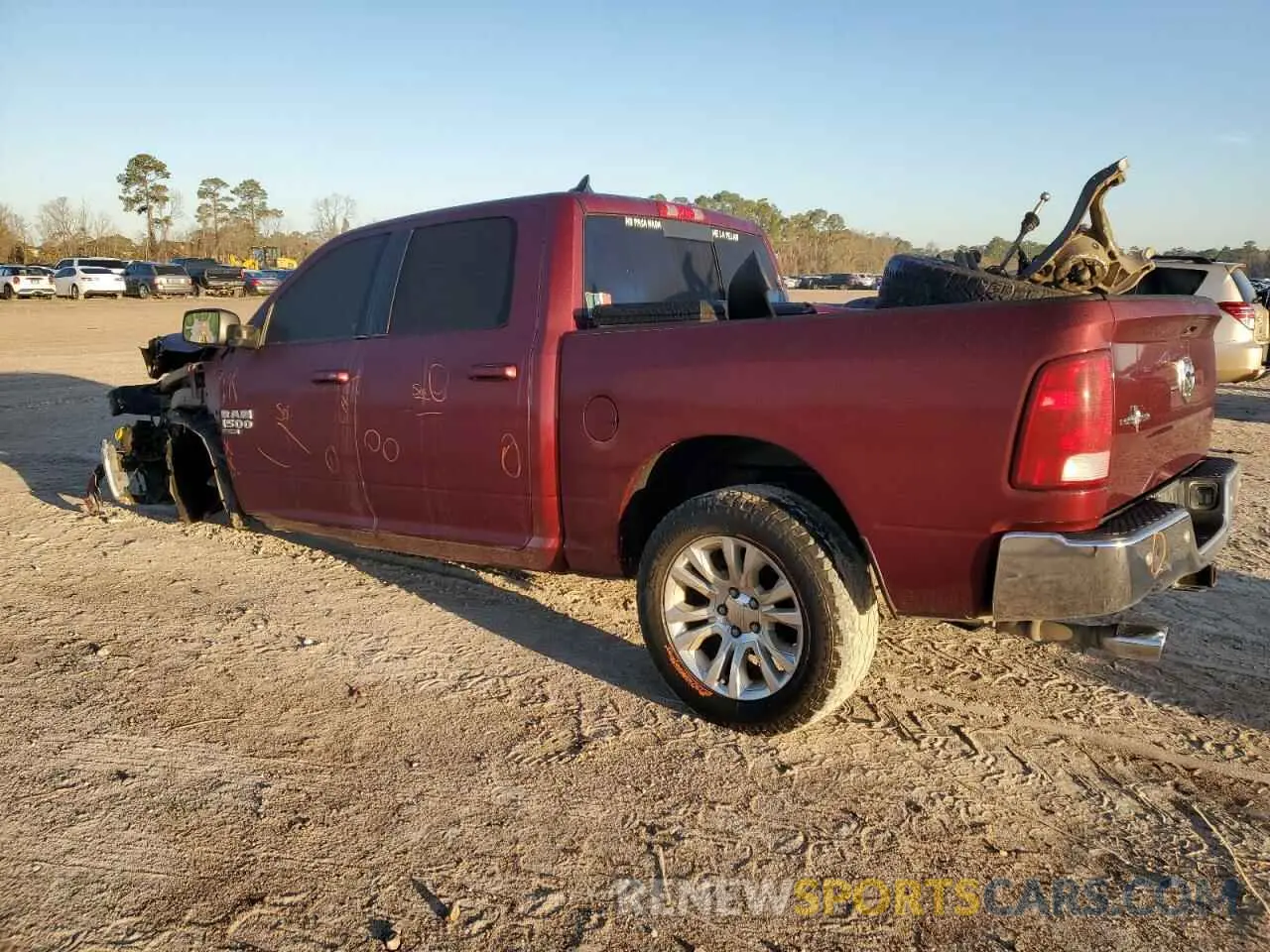 2 Photograph of a damaged car 1C6RR6LT4KS573777 RAM 1500 2019