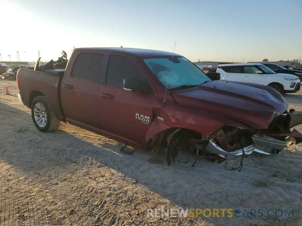 4 Photograph of a damaged car 1C6RR6LT4KS573777 RAM 1500 2019