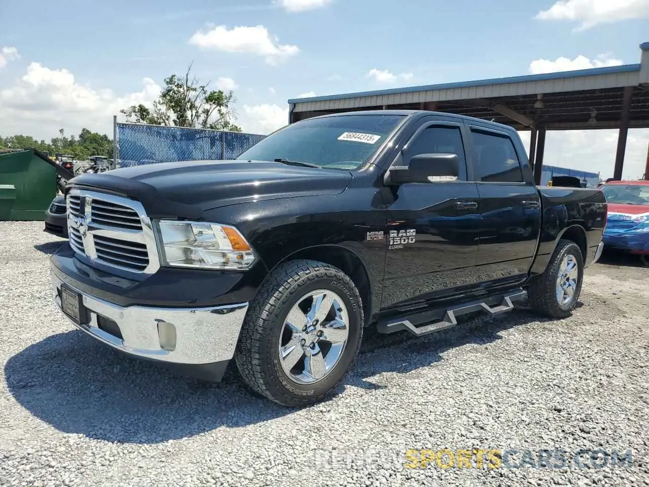 1 Photograph of a damaged car 1C6RR6LT4KS627188 RAM 1500 2019
