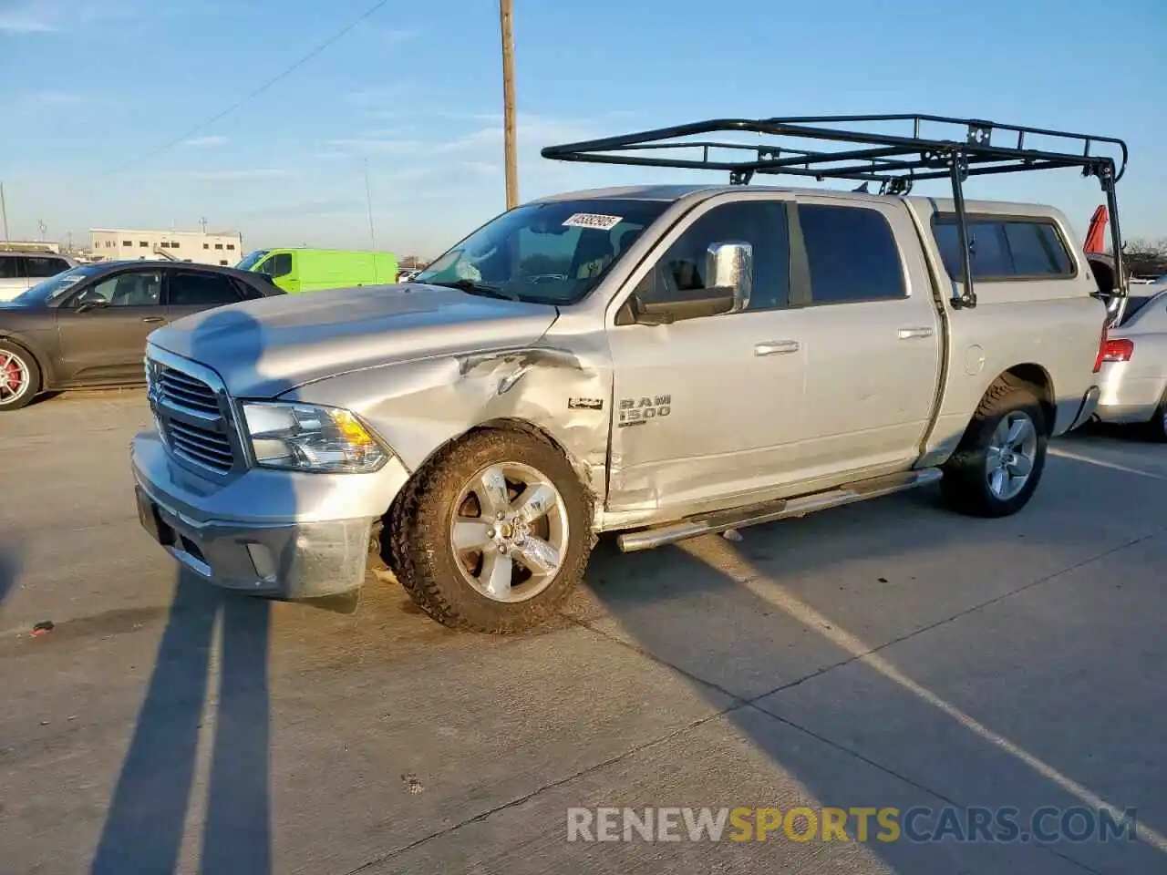 1 Photograph of a damaged car 1C6RR6LT5KS528833 RAM 1500 2019