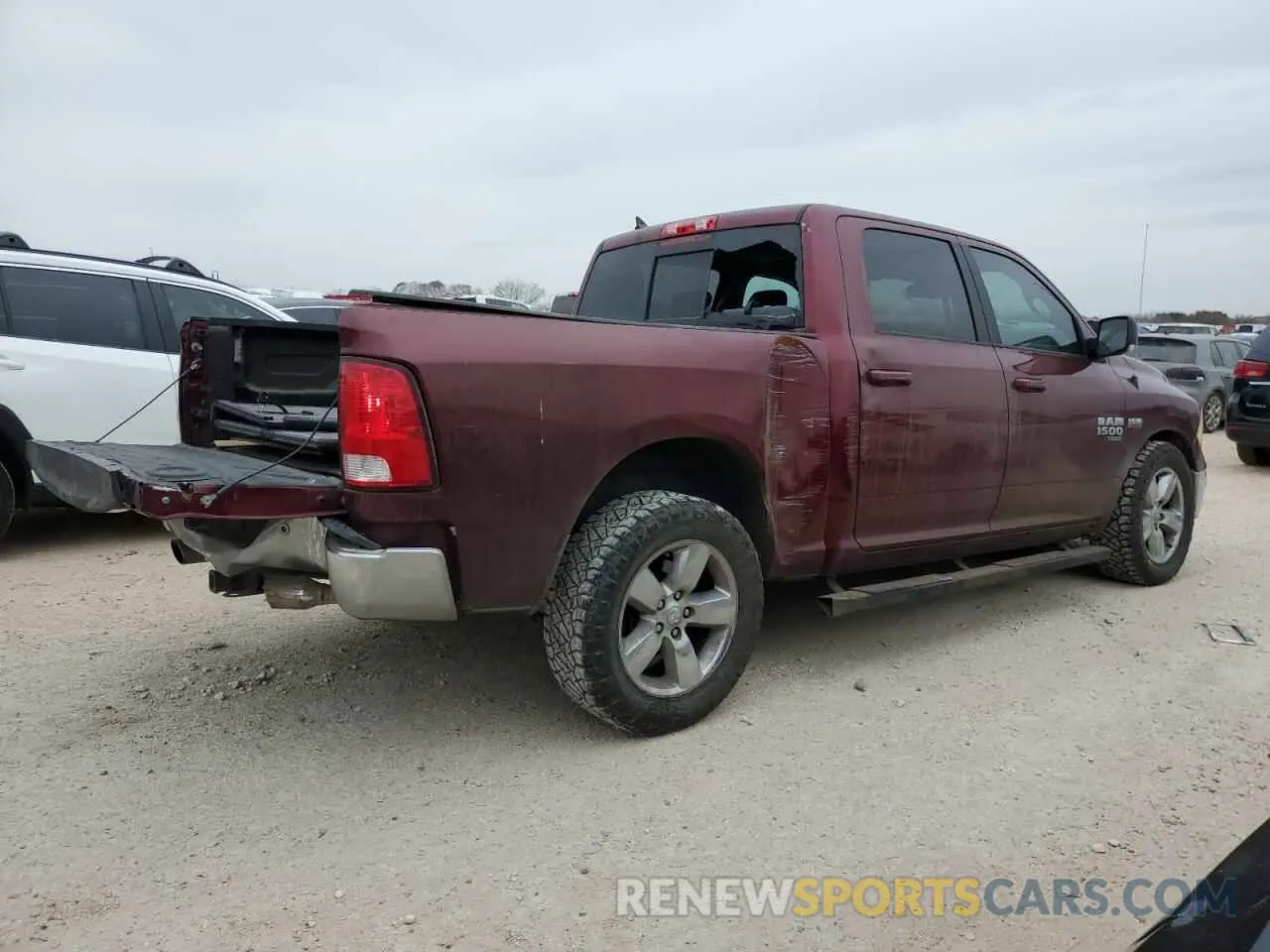 3 Photograph of a damaged car 1C6RR6LT8KS529037 RAM 1500 2019