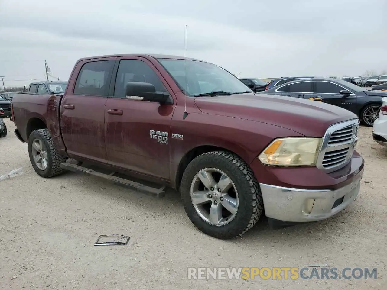 4 Photograph of a damaged car 1C6RR6LT8KS529037 RAM 1500 2019