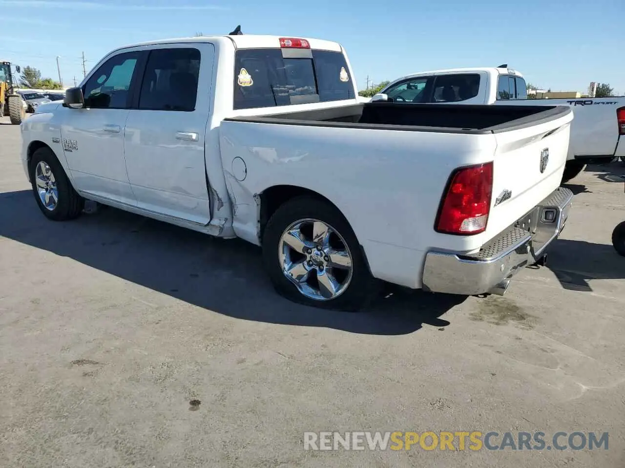 2 Photograph of a damaged car 1C6RR6LT8KS573328 RAM 1500 2019