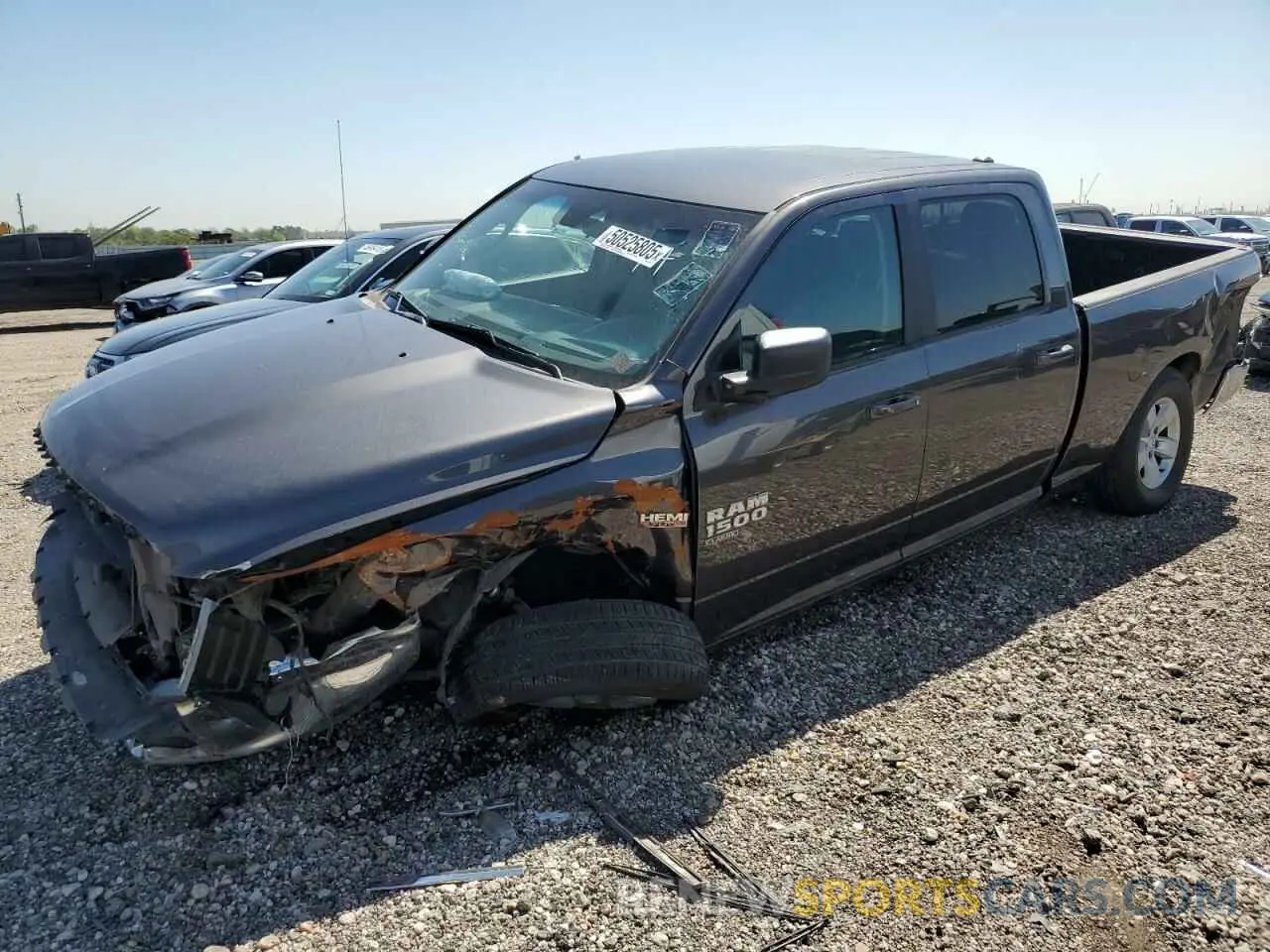 1 Photograph of a damaged car 1C6RR6TT2KS512170 RAM 1500 2019