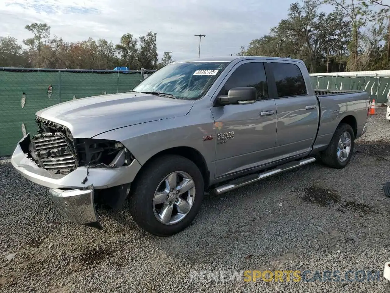 1 Photograph of a damaged car 1C6RR6TT4KS603196 RAM 1500 2019