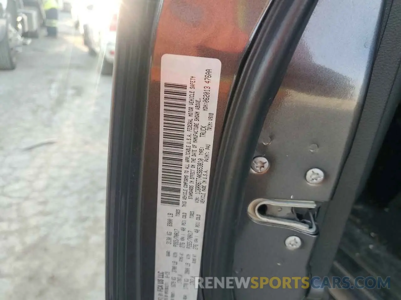 15 Photograph of a damaged car 1C6RR6TT4KS653810 RAM 1500 2019