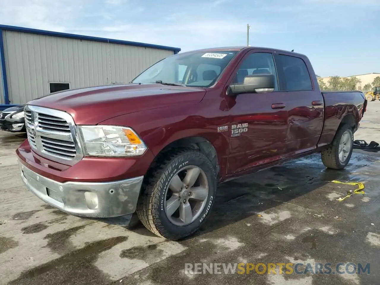 1 Photograph of a damaged car 1C6RR6TT4KS683549 RAM 1500 2019