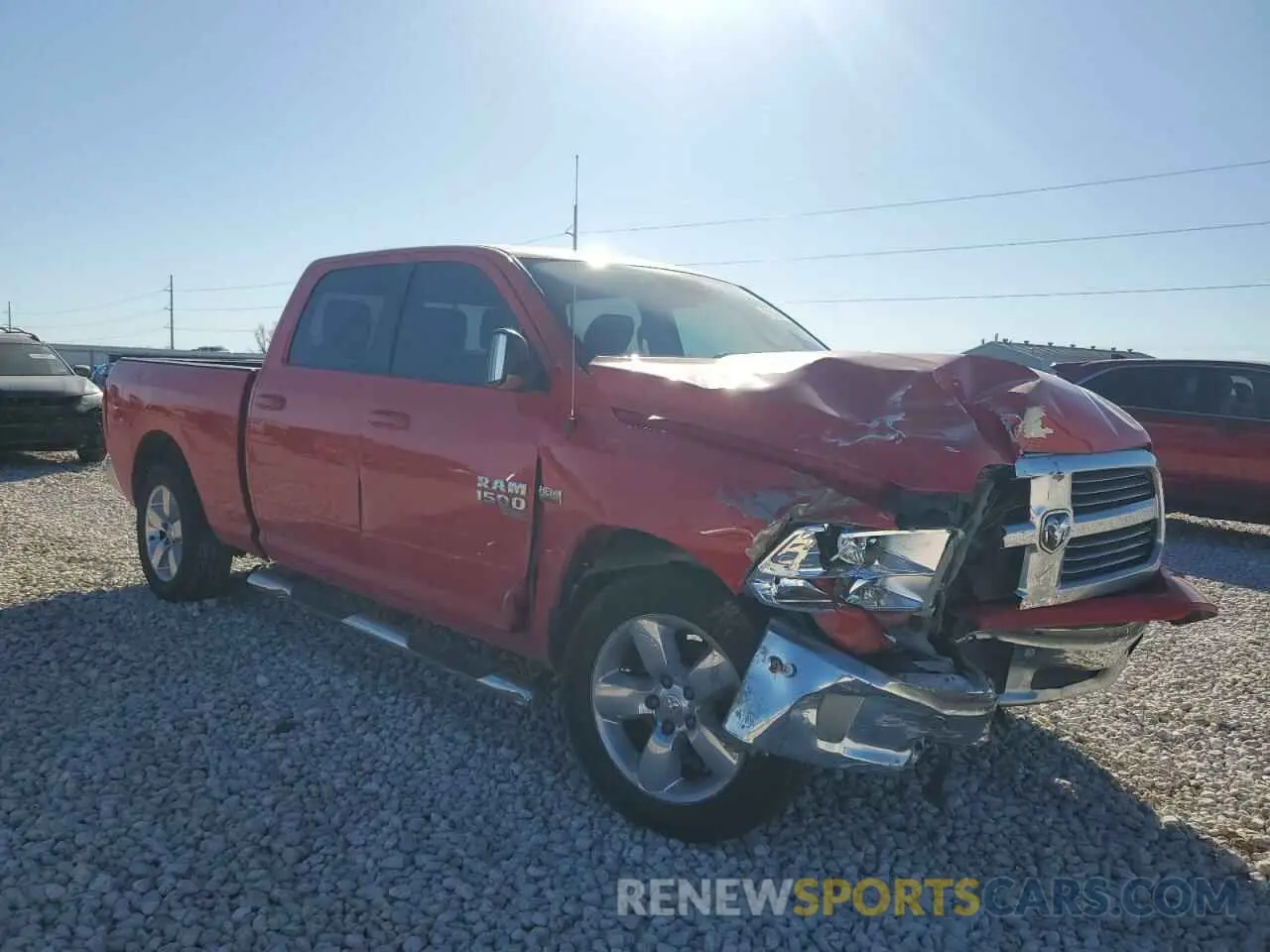4 Photograph of a damaged car 1C6RR6TT4KS686807 RAM 1500 2019