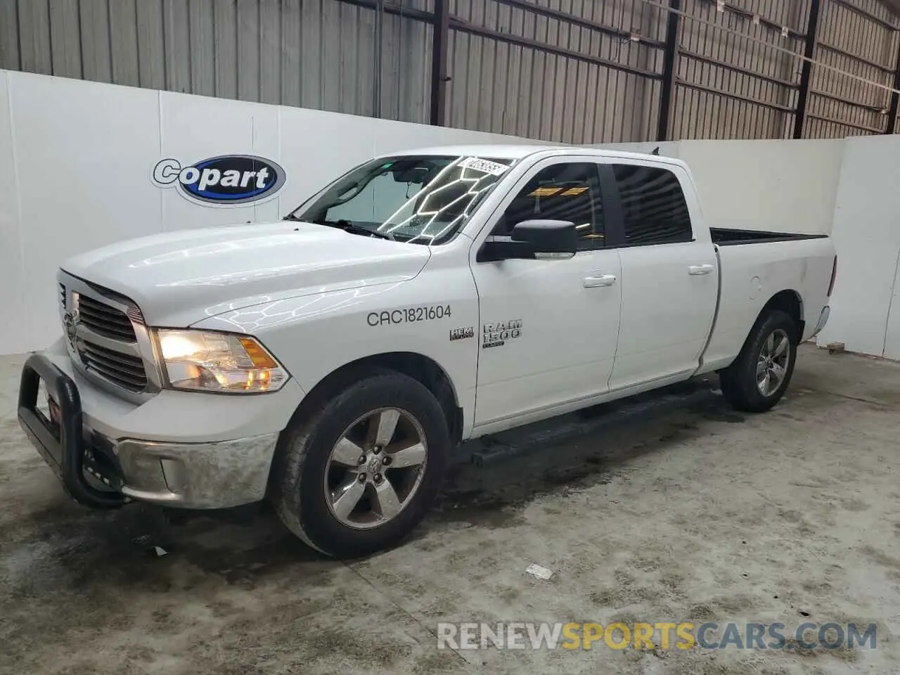 1 Photograph of a damaged car 1C6RR6TT5KS721323 RAM 1500 2019