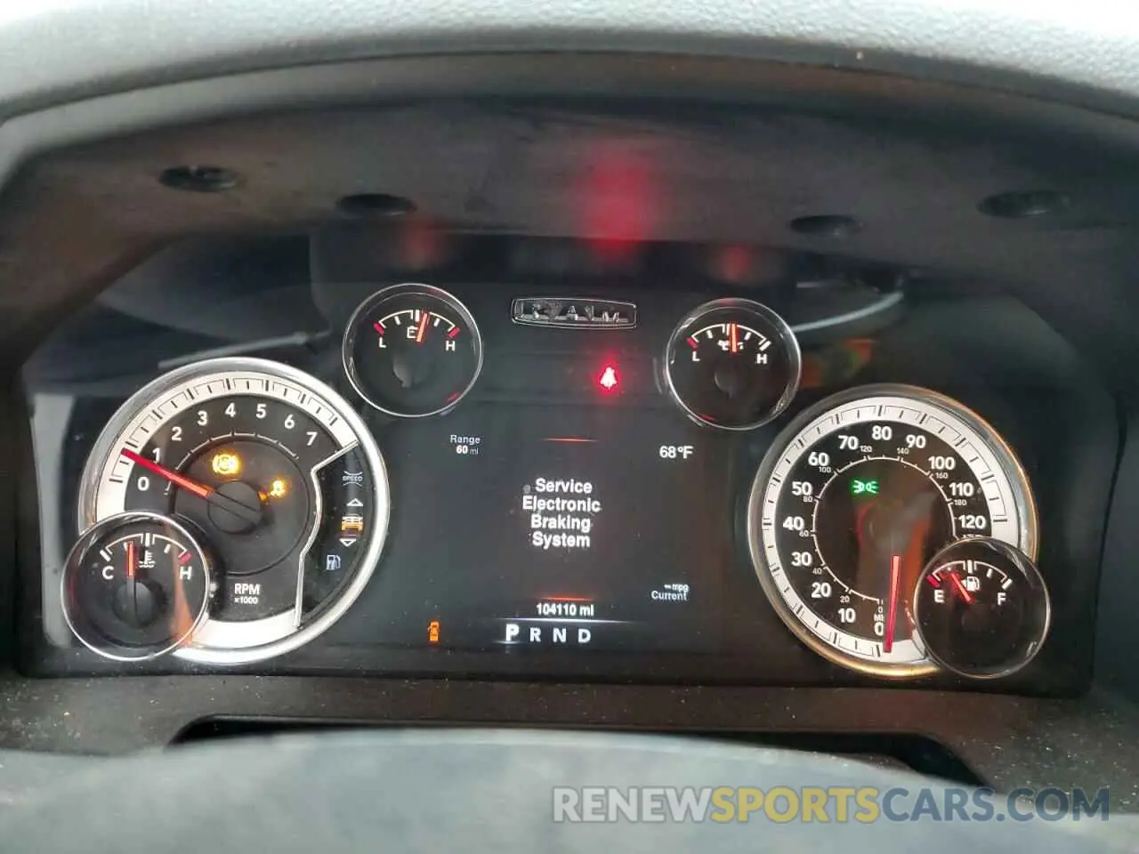 9 Photograph of a damaged car 1C6RR6TT5KS721323 RAM 1500 2019