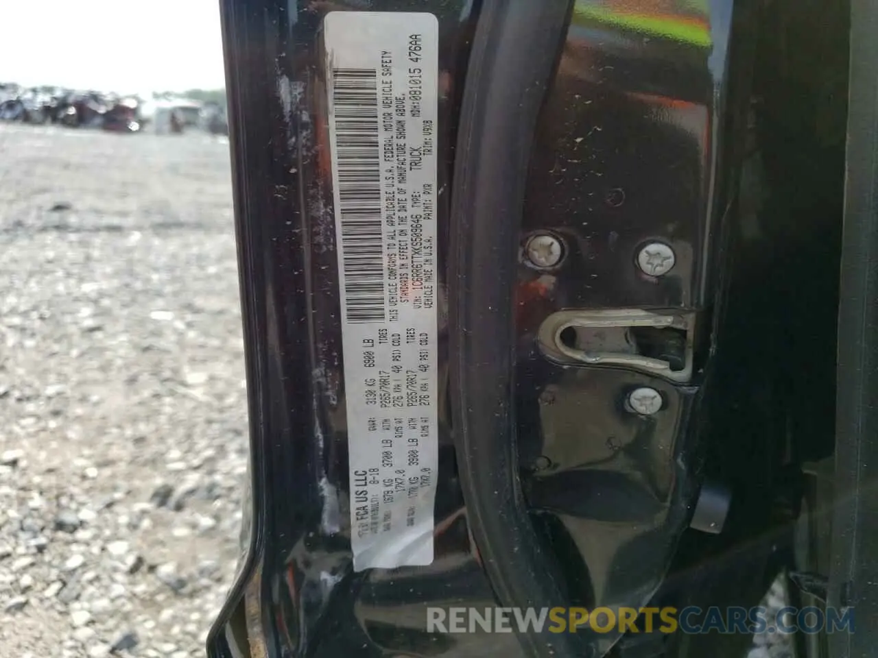 12 Photograph of a damaged car 1C6RR6TTXKS509646 RAM 1500 2019