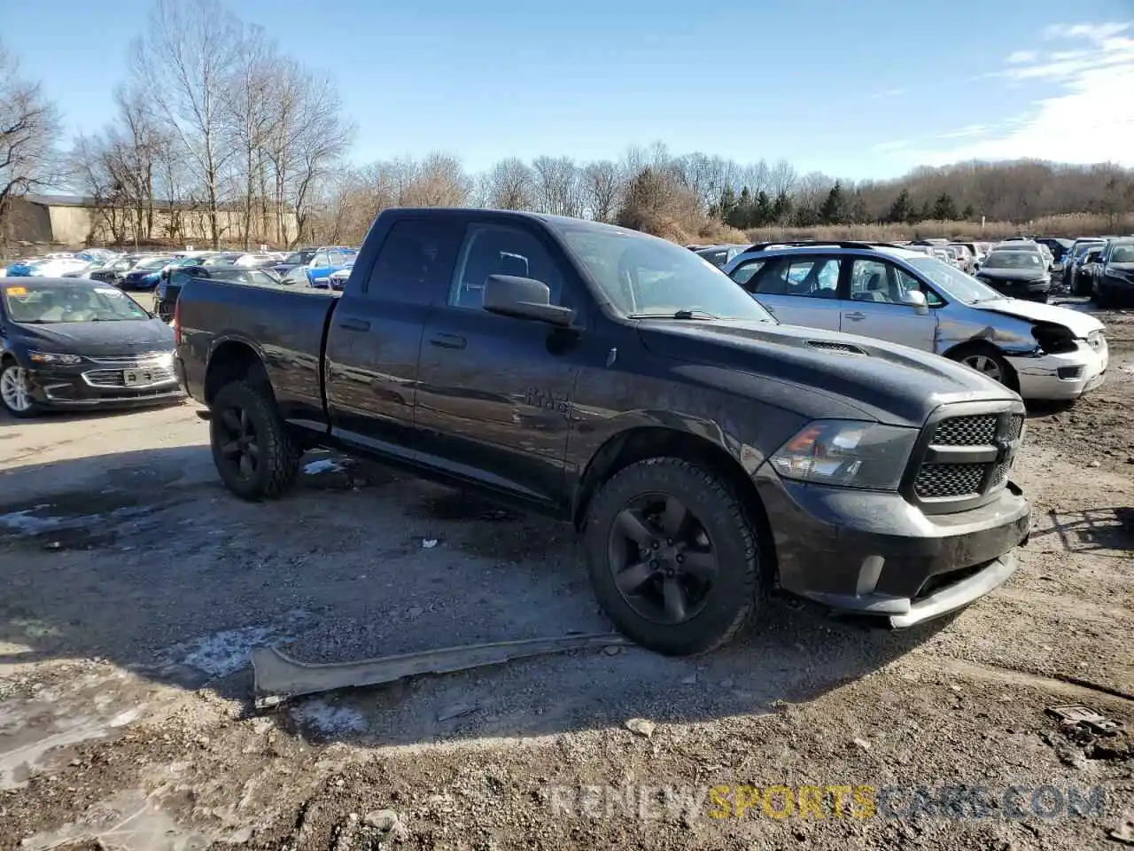 4 Photograph of a damaged car 1C6RR7FG2KS664390 RAM 1500 2019