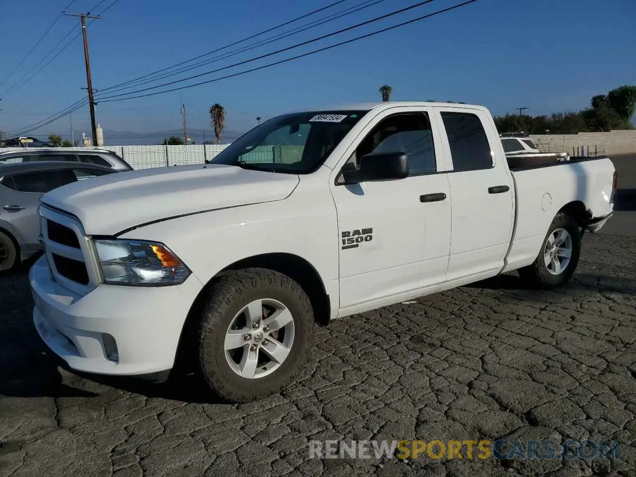 1 Photograph of a damaged car 1C6RR7FG4KS639166 RAM 1500 2019