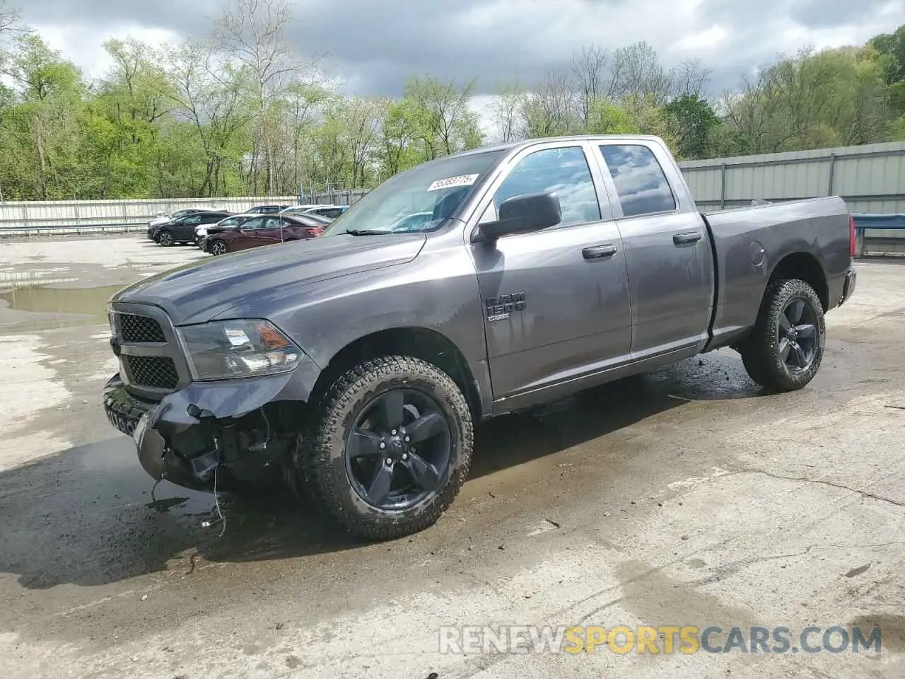 1 Photograph of a damaged car 1C6RR7FG5KS535057 RAM 1500 2019