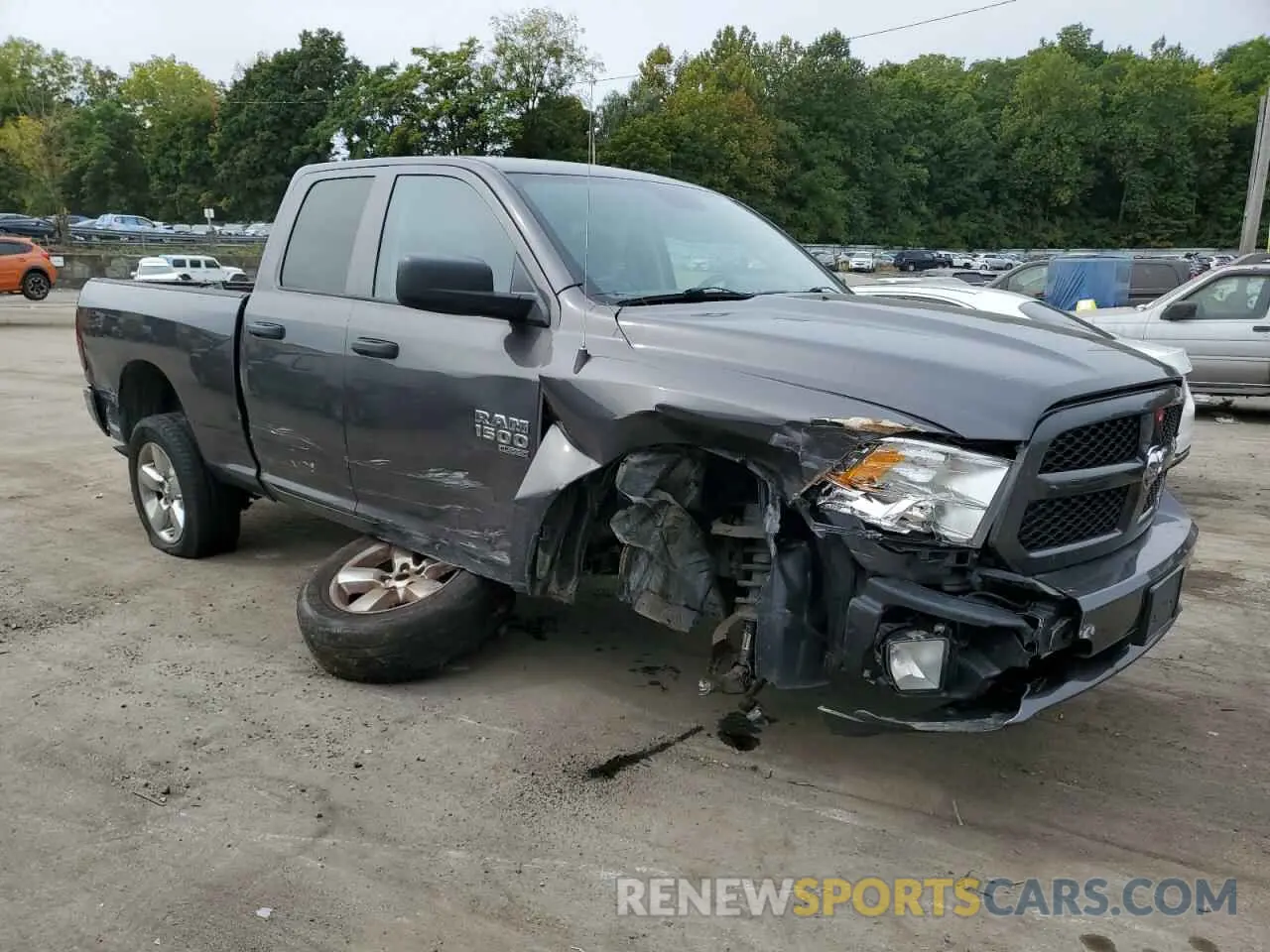 4 Photograph of a damaged car 1C6RR7FG7KS544648 RAM 1500 2019