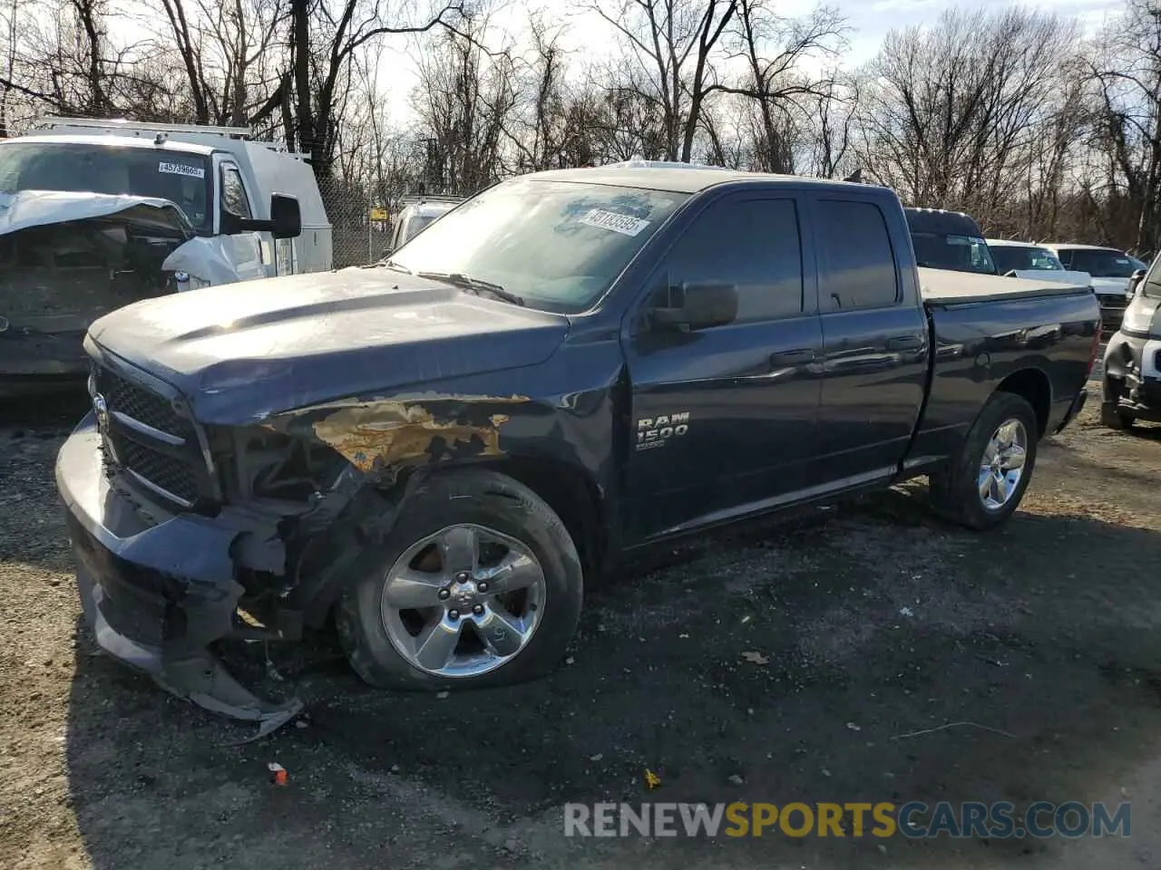 1 Photograph of a damaged car 1C6RR7FG7KS638531 RAM 1500 2019