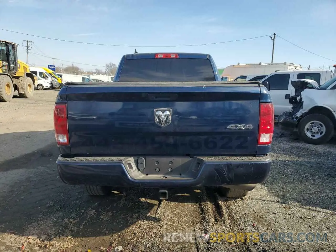 6 Photograph of a damaged car 1C6RR7FG7KS638531 RAM 1500 2019