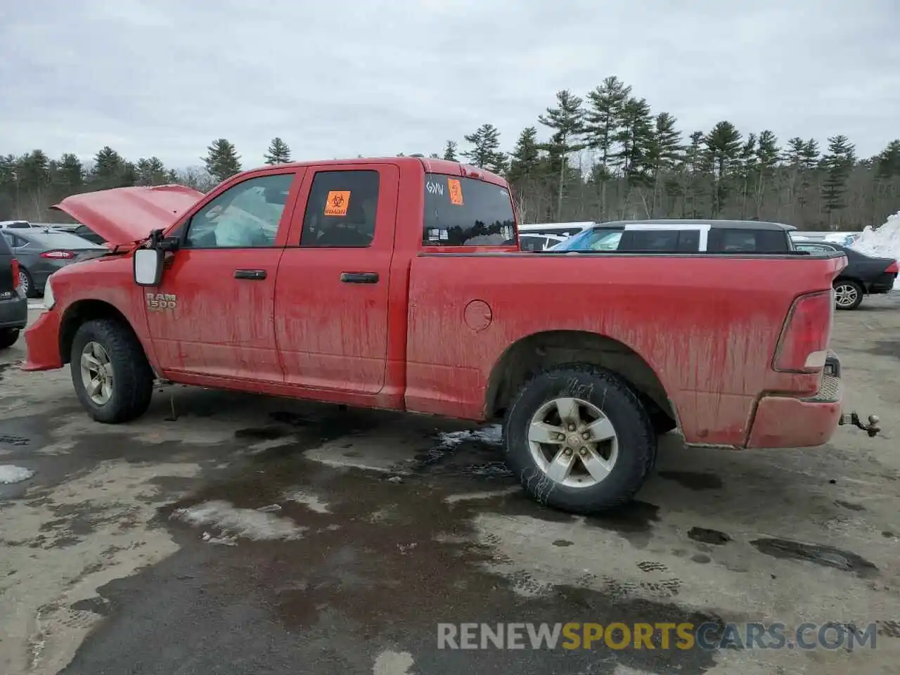 2 Photograph of a damaged car 1C6RR7FG8KS577643 RAM 1500 2019