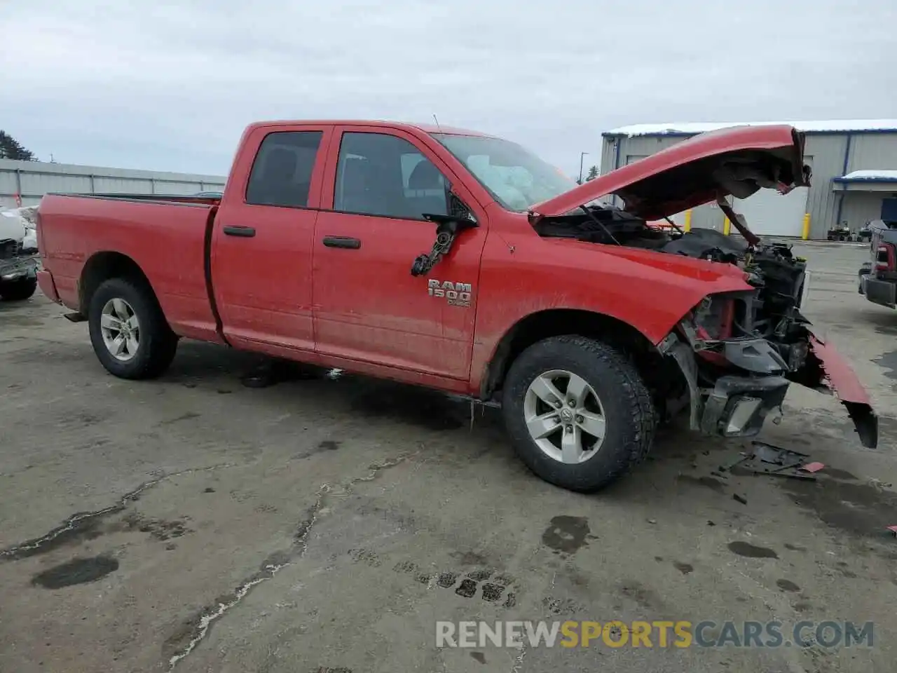 4 Photograph of a damaged car 1C6RR7FG8KS577643 RAM 1500 2019