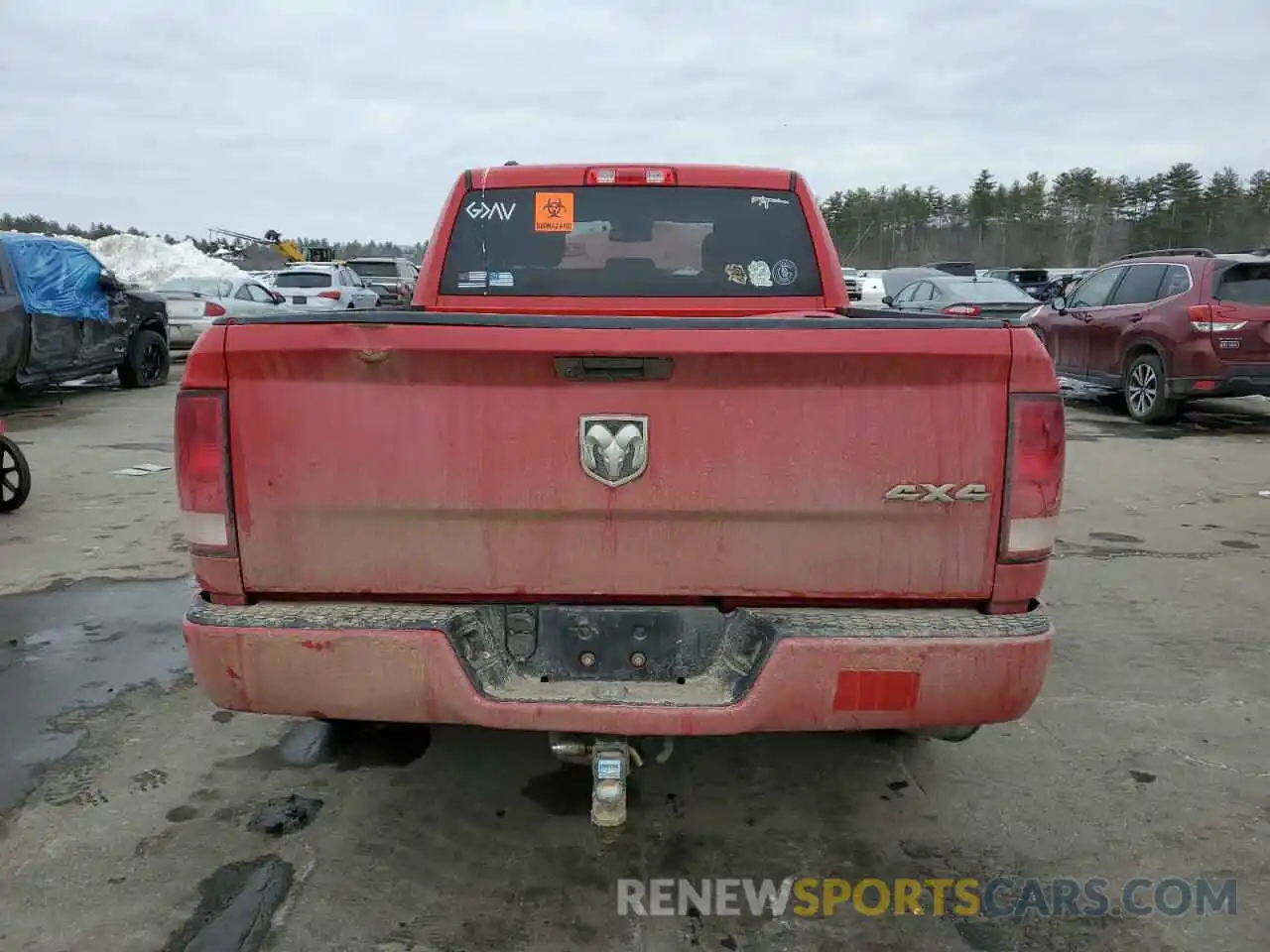 6 Photograph of a damaged car 1C6RR7FG8KS577643 RAM 1500 2019