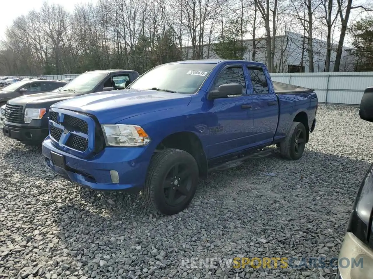 1 Photograph of a damaged car 1C6RR7FG8KS612715 RAM 1500 2019