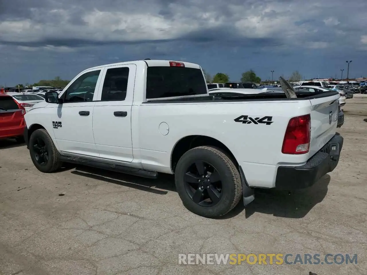 2 Photograph of a damaged car 1C6RR7FG9KS542142 RAM 1500 2019