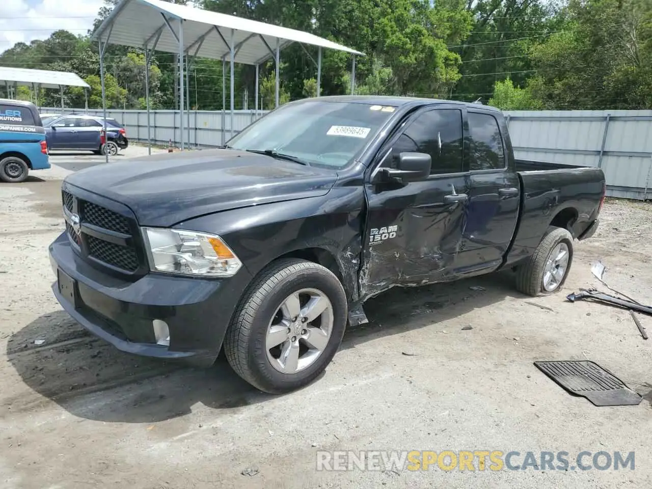 1 Photograph of a damaged car 1C6RR7FG9KS569891 RAM 1500 2019
