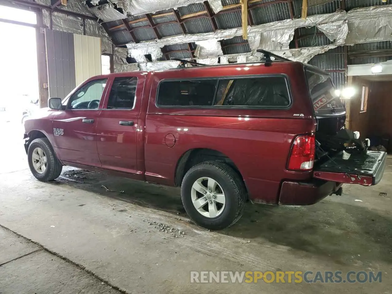 2 Photograph of a damaged car 1C6RR7FG9KS579353 RAM 1500 2019