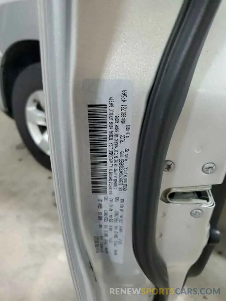 12 Photograph of a damaged car 1C6RR7FGXKS518965 RAM 1500 2019