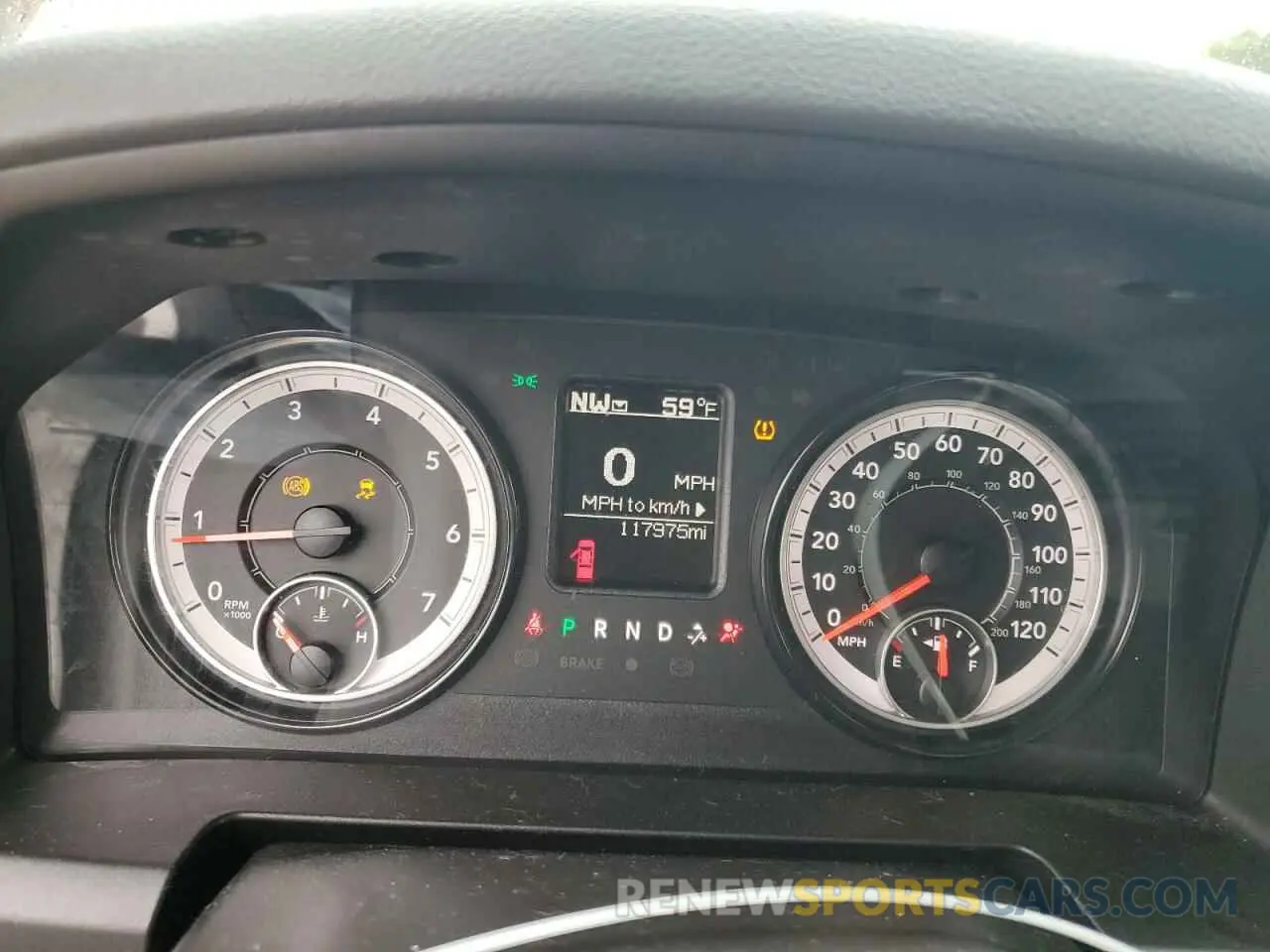9 Photograph of a damaged car 1C6RR7FT0KS601432 RAM 1500 2019