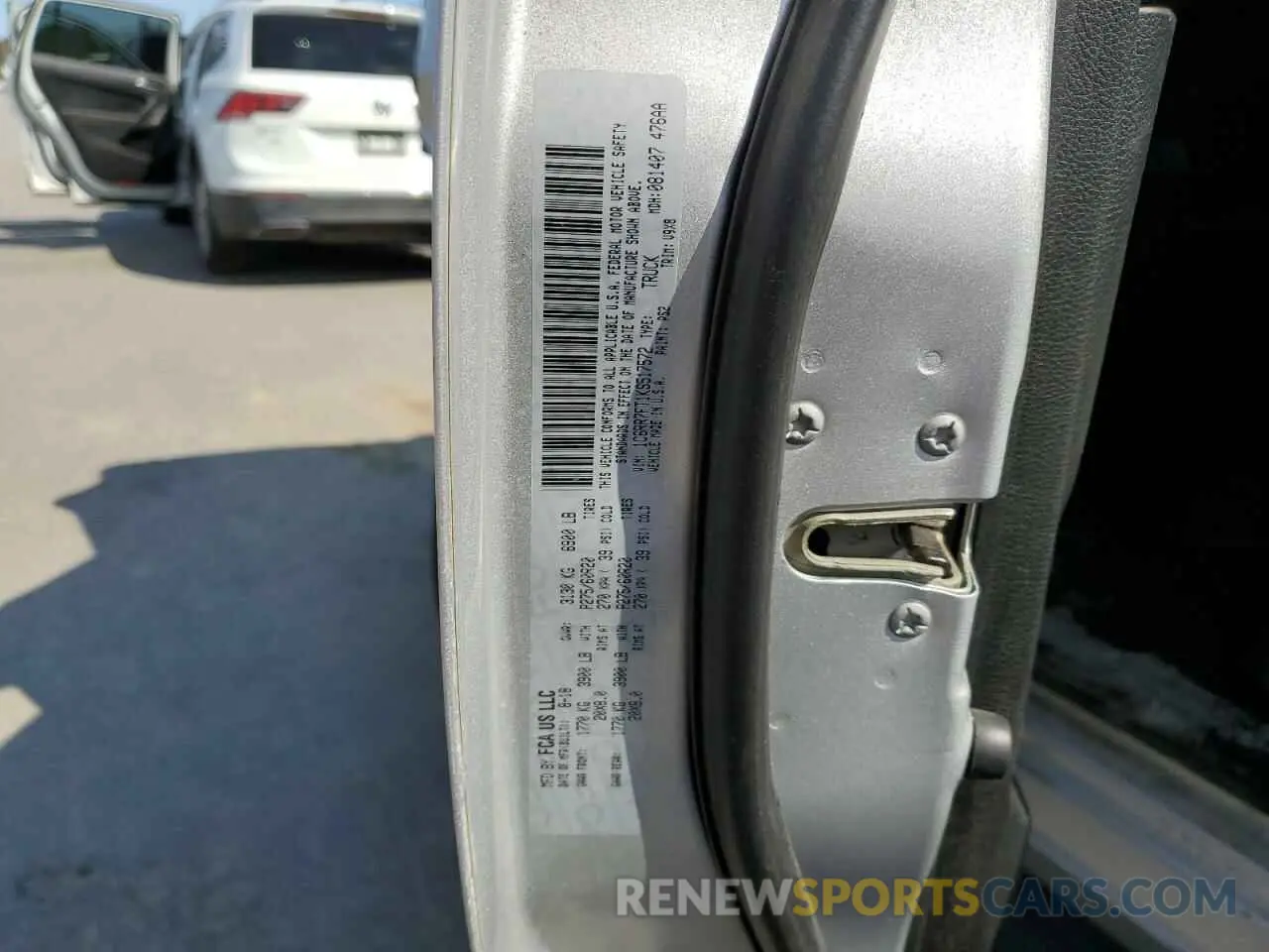 12 Photograph of a damaged car 1C6RR7FT1KS517572 RAM 1500 2019