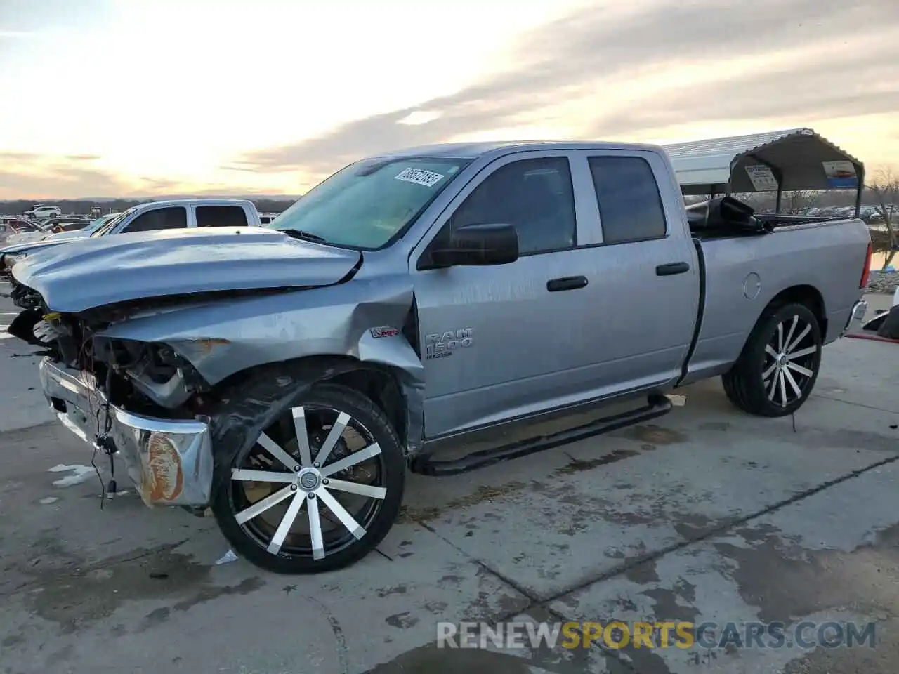 1 Photograph of a damaged car 1C6RR7FT1KS715942 RAM 1500 2019