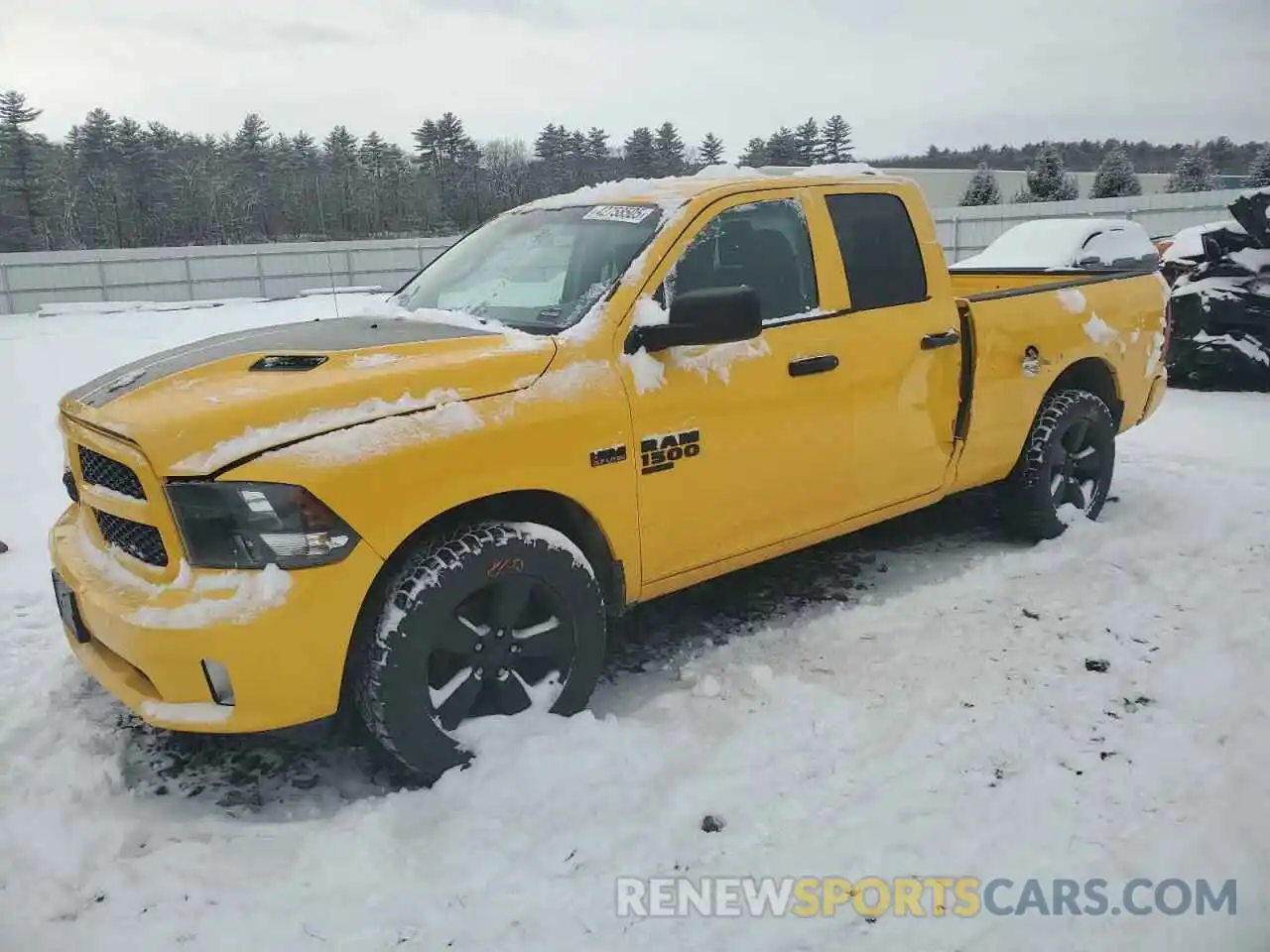 1 Photograph of a damaged car 1C6RR7FT4KS652173 RAM 1500 2019