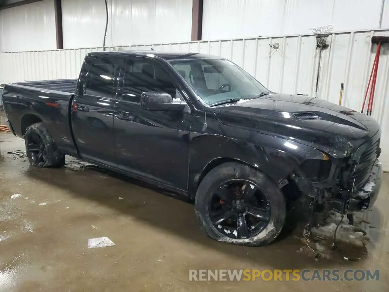 4 Photograph of a damaged car 1C6RR7FT7KS731384 RAM 1500 2019
