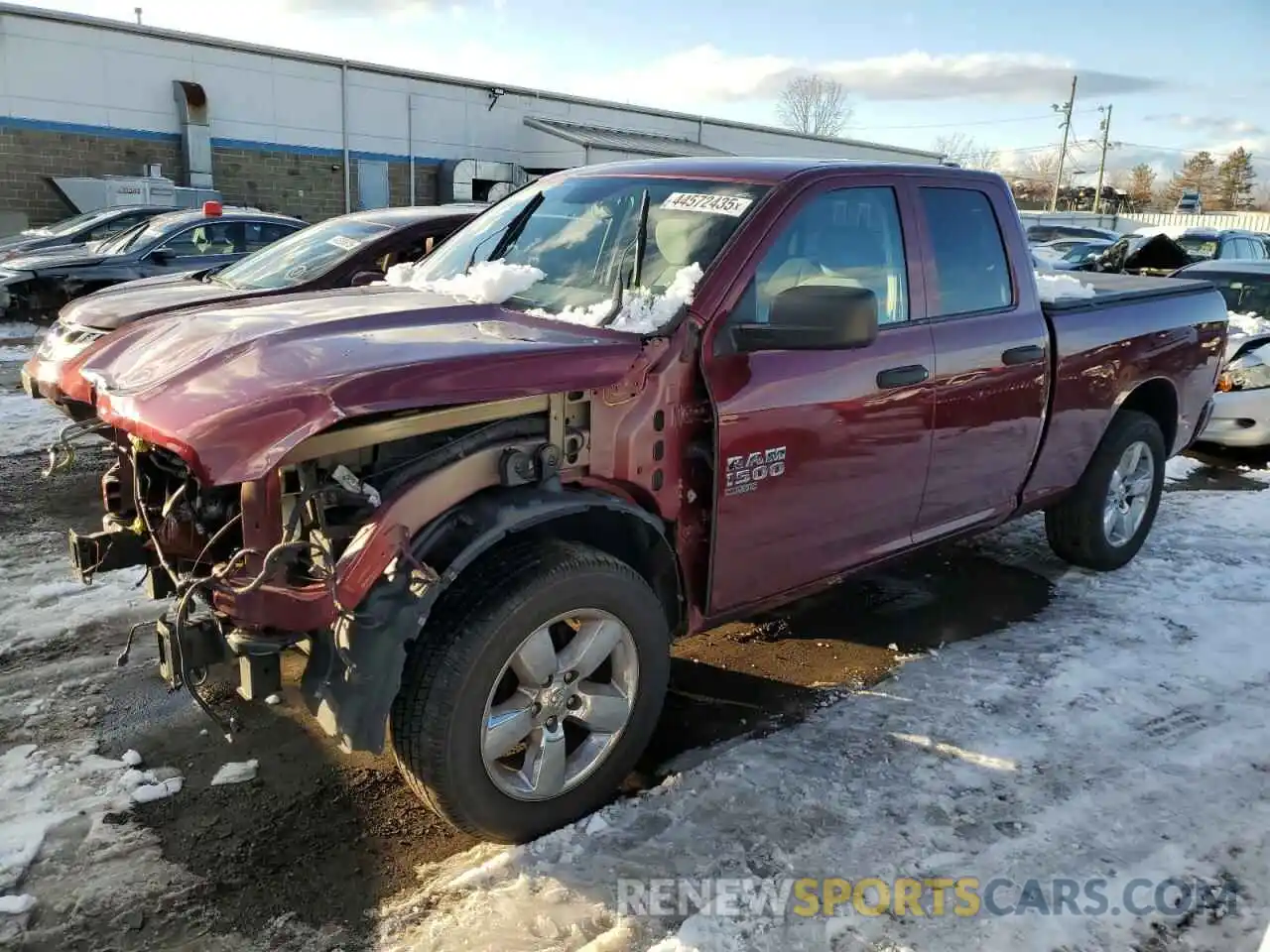 1 Photograph of a damaged car 1C6RR7FTXKS517263 RAM 1500 2019