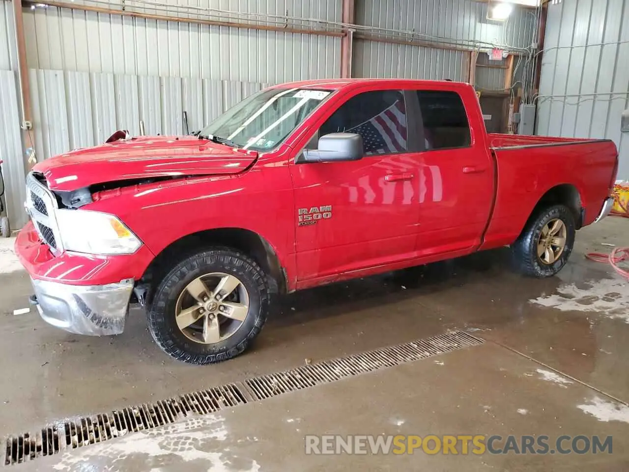1 Photograph of a damaged car 1C6RR7GG8KS672072 RAM 1500 2019