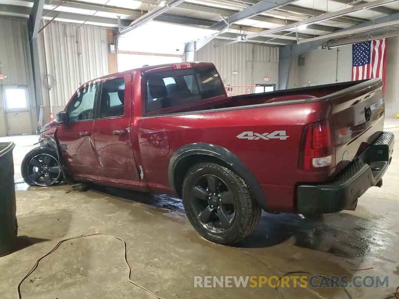 2 Photograph of a damaged car 1C6RR7GT1KS636916 RAM 1500 2019
