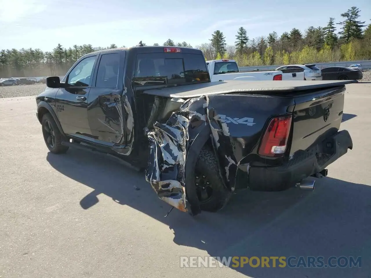 2 Photograph of a damaged car 1C6RR7GT2KS688426 RAM 1500 2019