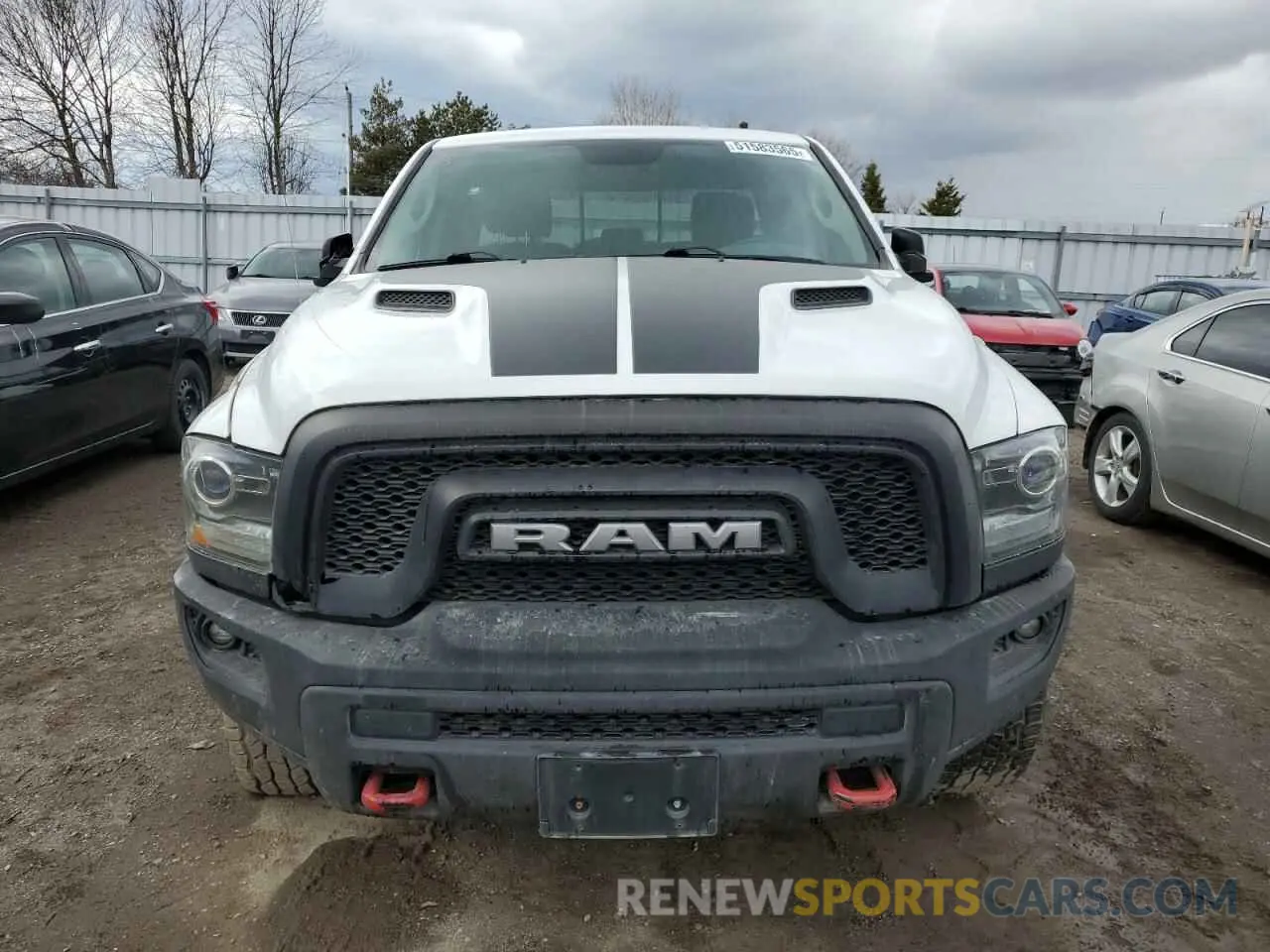 5 Photograph of a damaged car 1C6RR7GT7KS673565 RAM 1500 2019