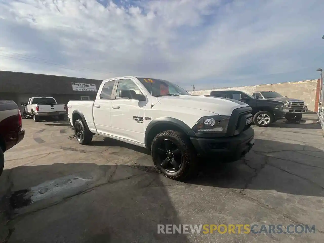 1 Photograph of a damaged car 1C6RR7GT9KS617420 RAM 1500 2019