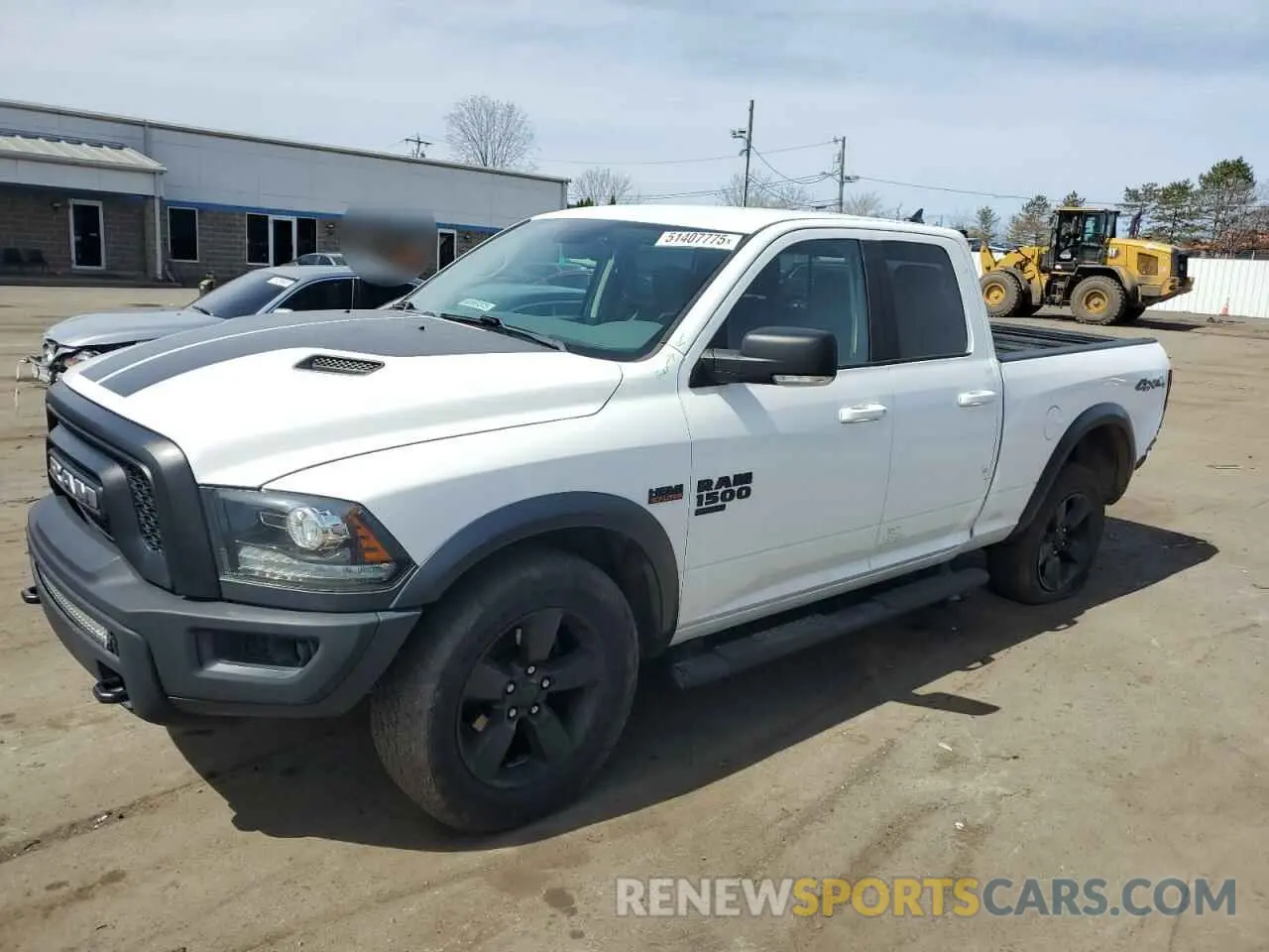 1 Photograph of a damaged car 1C6RR7GTXKS648398 RAM 1500 2019