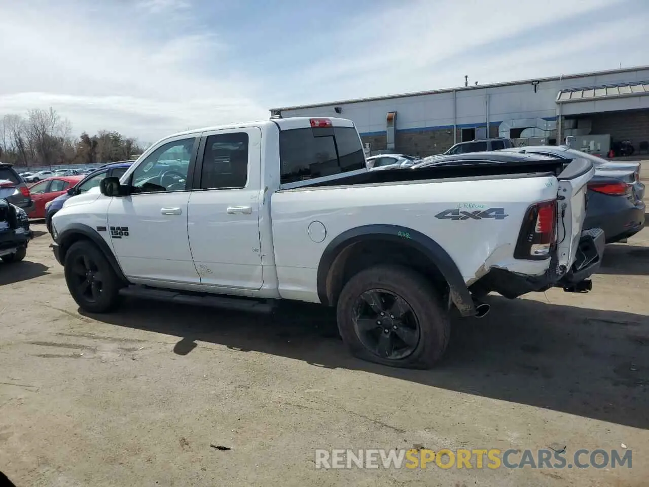 2 Photograph of a damaged car 1C6RR7GTXKS648398 RAM 1500 2019