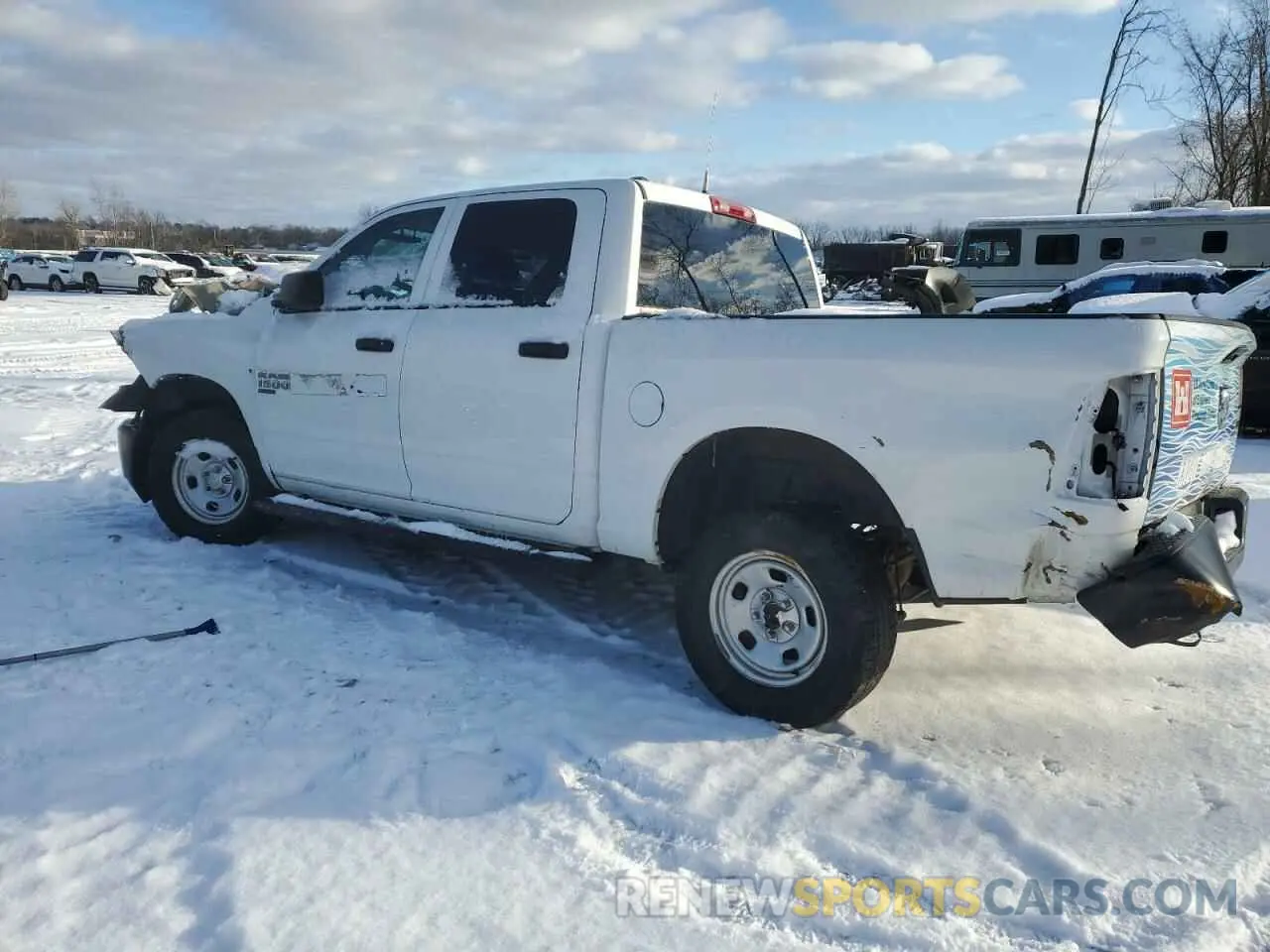 2 Photograph of a damaged car 1C6RR7KG2KS672110 RAM 1500 2019