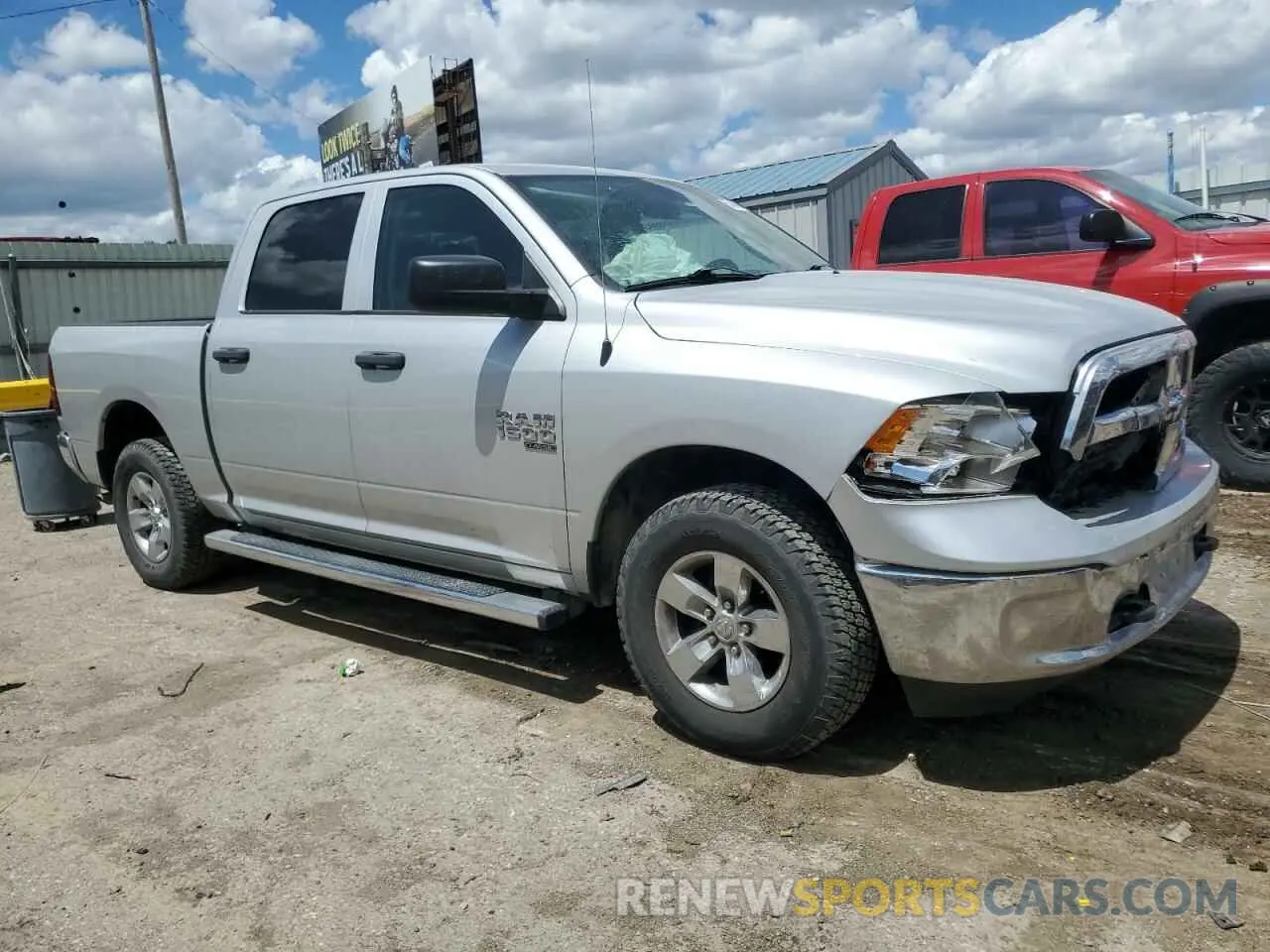 4 Photograph of a damaged car 1C6RR7KG3KS501933 RAM 1500 2019