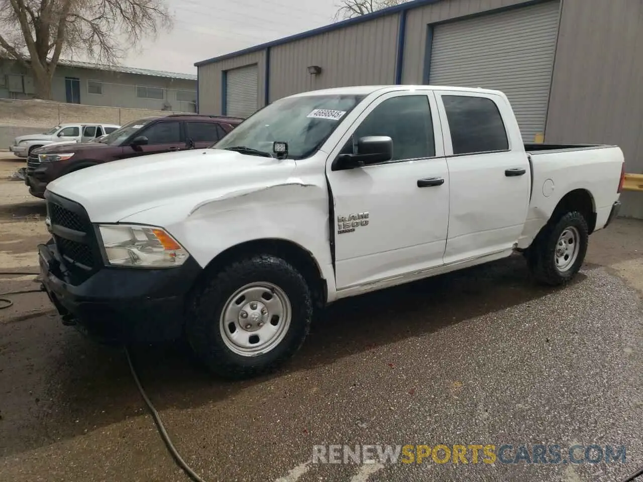 1 Photograph of a damaged car 1C6RR7KG8KS634414 RAM 1500 2019