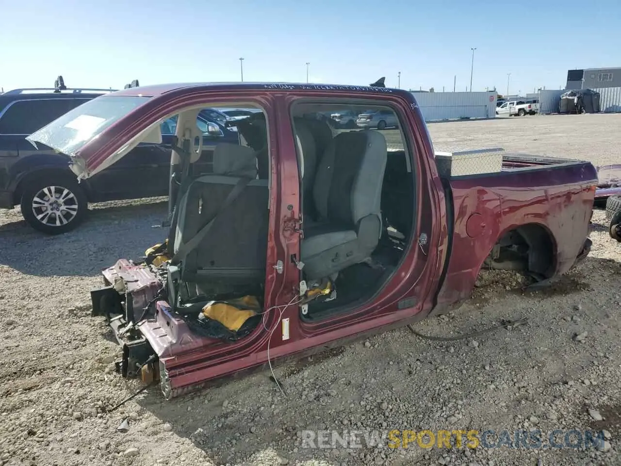 1 Photograph of a damaged car 1C6RR7KT0KS748906 RAM 1500 2019