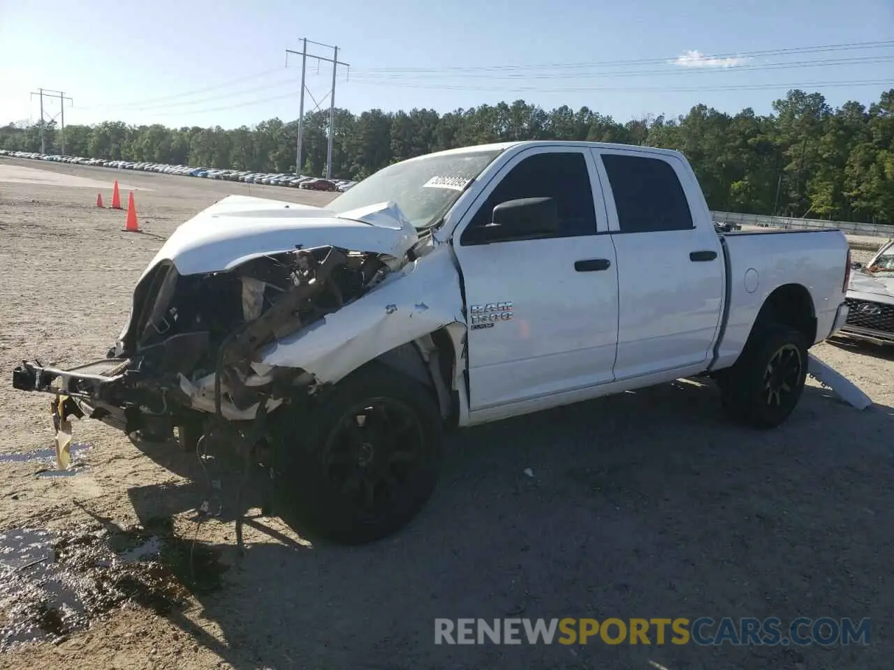 1 Photograph of a damaged car 1C6RR7KT3KS532774 RAM 1500 2019